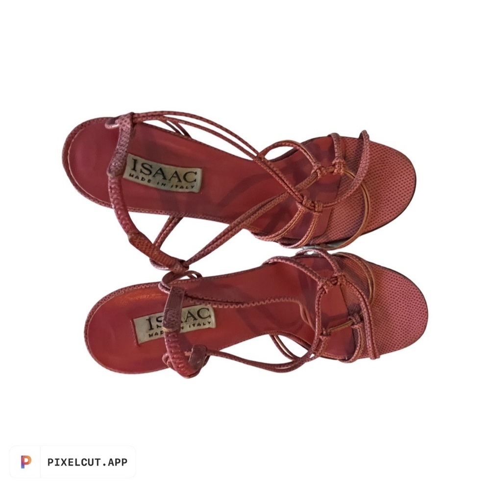Isaac Mizrahi Sandals in Barbie-pink